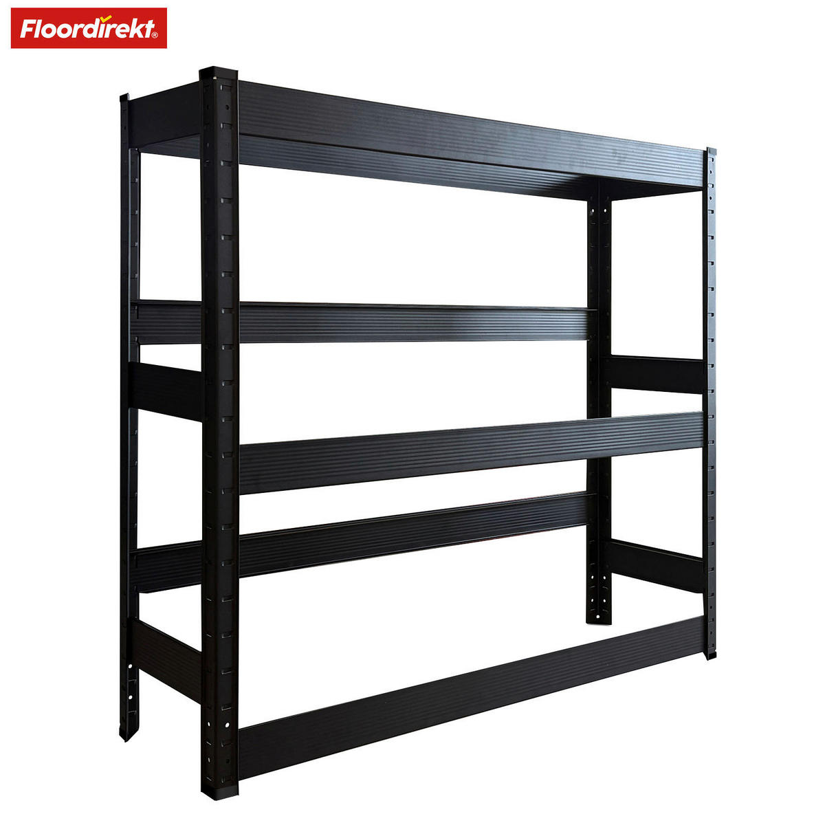 FLASCHENREGAL  - Schwarz Hochglanz, Basics, Metall (110/110/30cm) - Floordirekt