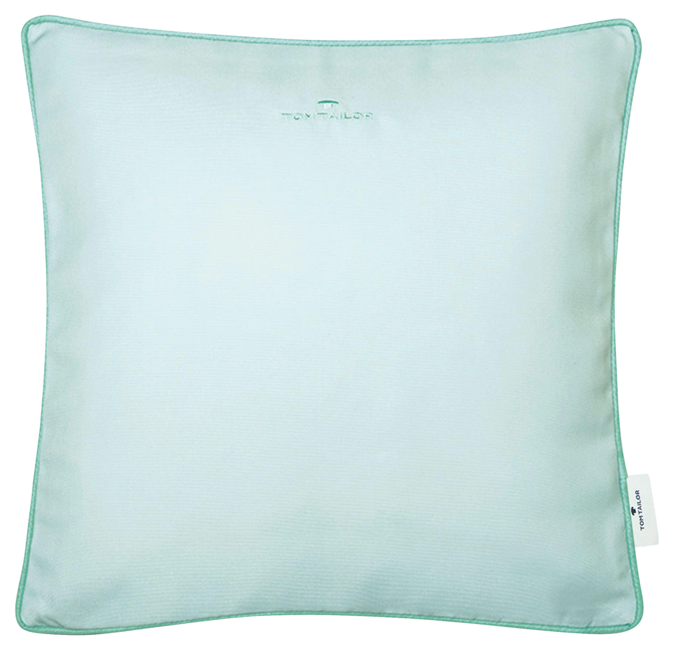 KUDDFODRAL Dove Signature 40/40 cm  - jadegrön, Klassisk, textil (40/40cm) - Tom Tailor