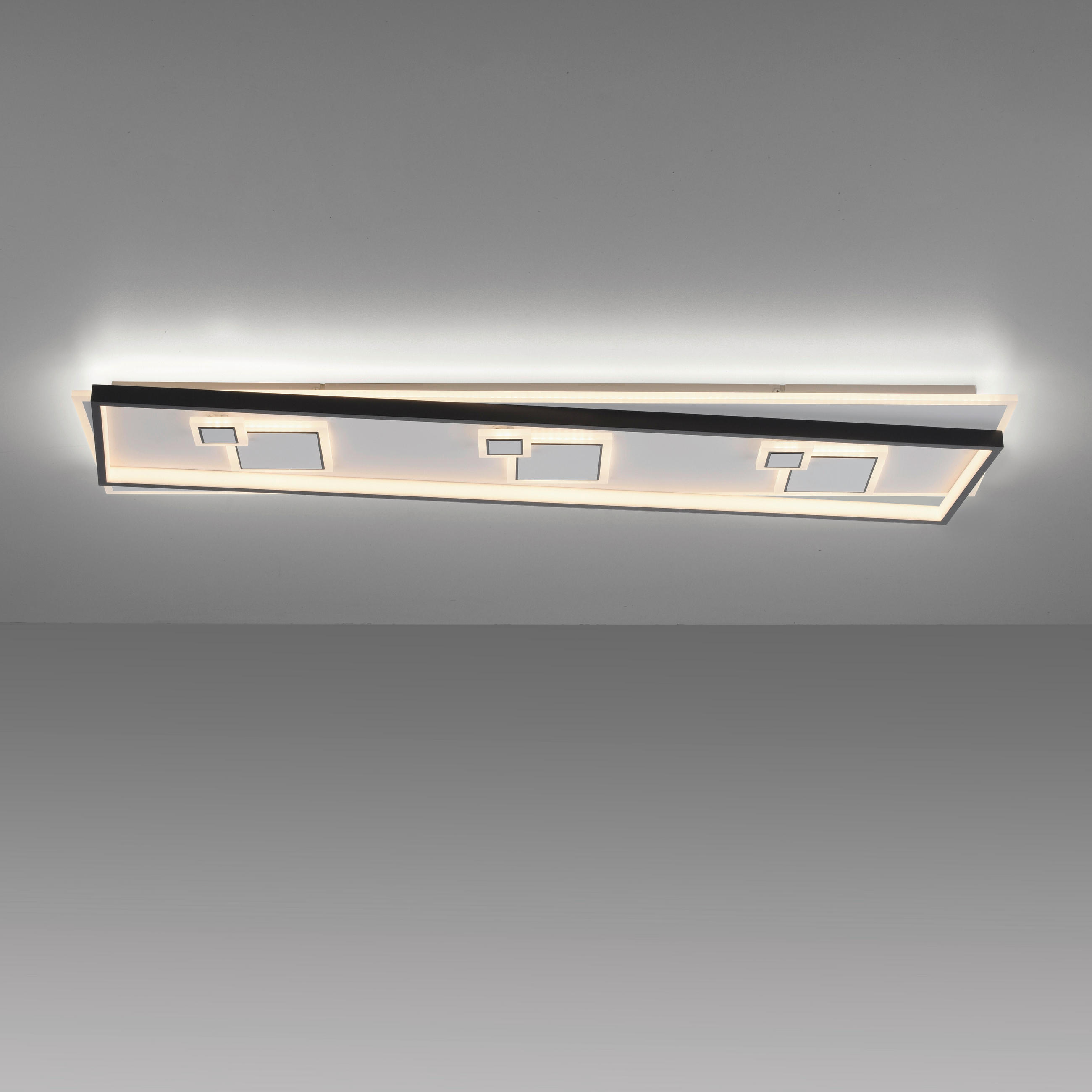 PLAFONIERĂ CU LED - Basics, plastic/metal (97,5/30/5,5cm)