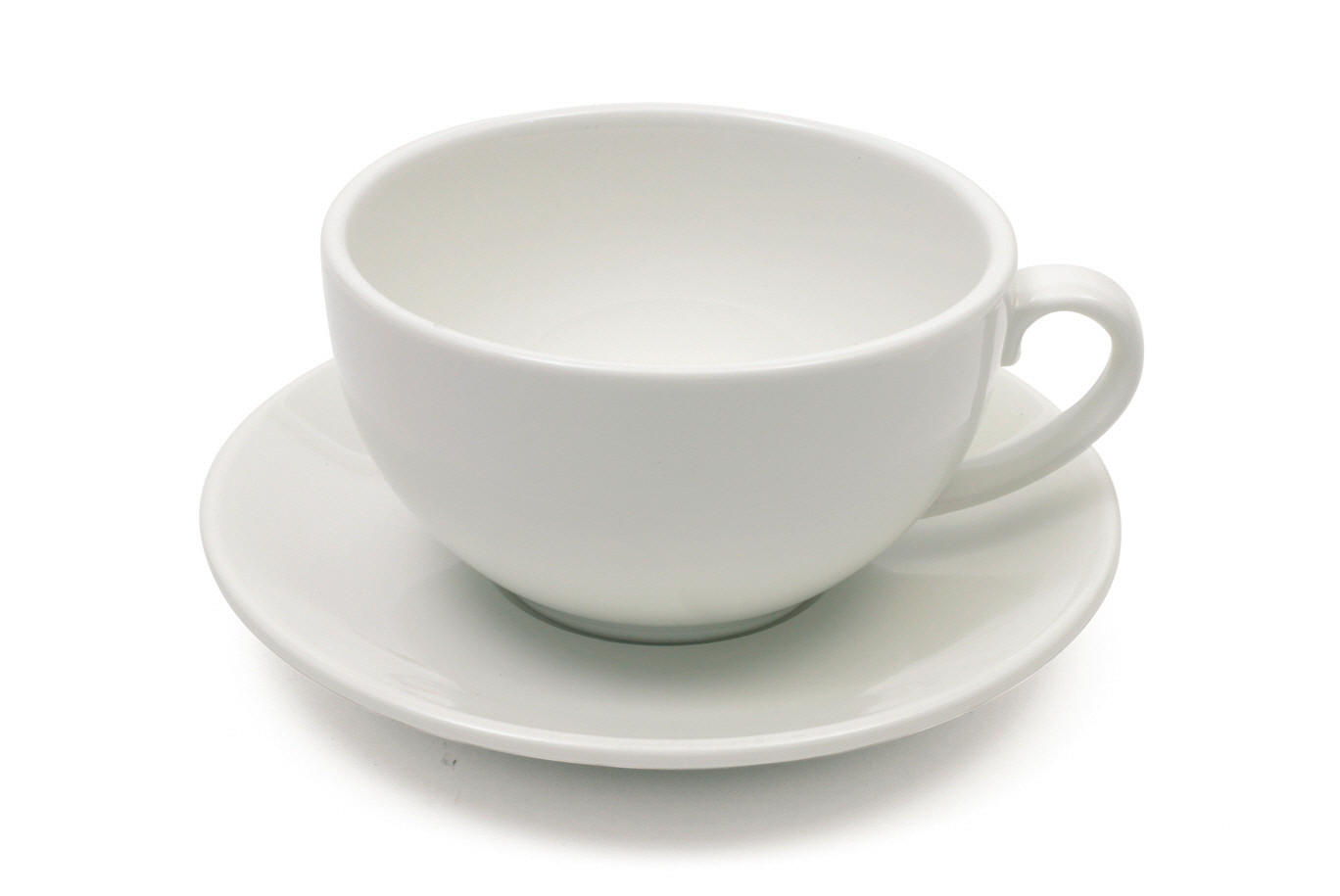 ŠÁLEK A PODŠÁLEK NA CAPPUCCIN porcelán - bílá, Basics, keramika (15,2/7,1/15,2cm) - Maxwell & Williams