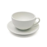 CAPPUCCINO ŠÁLKA S TANIERIKOM porcelán - biela, Basics, keramika (15,2/7,1/15,2cm) - Maxwell & Williams