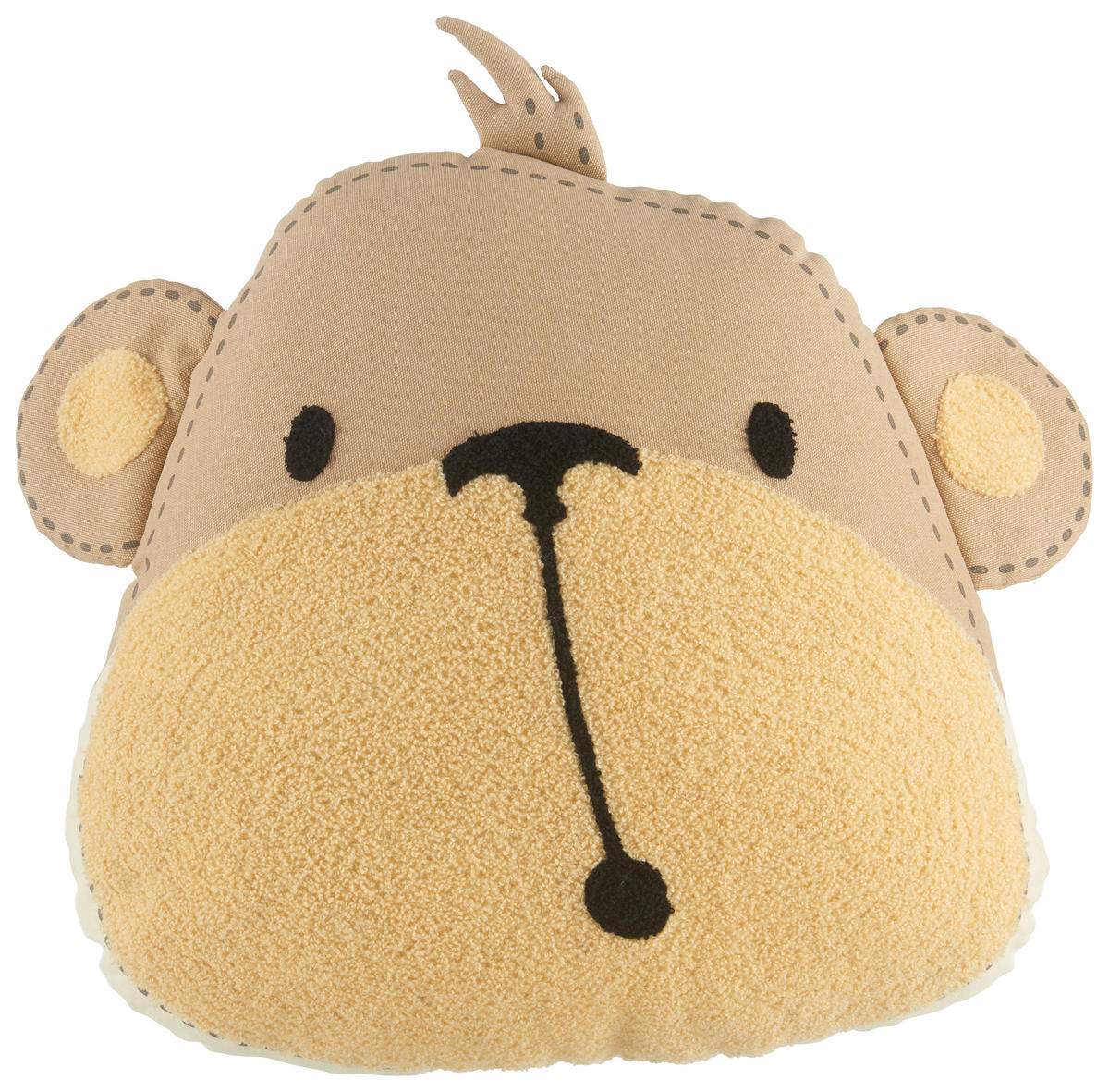 DĚTSKÝ POLŠTÁŘ, 45/45 cm - hnědá, Basics, textil (45/45cm) - Patinio
