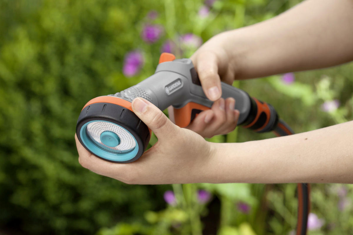 COMFORT BRAUSE - Türkis/Anthrazit, Basics, Kunststoff (29/21,5/7cm) - Gardena