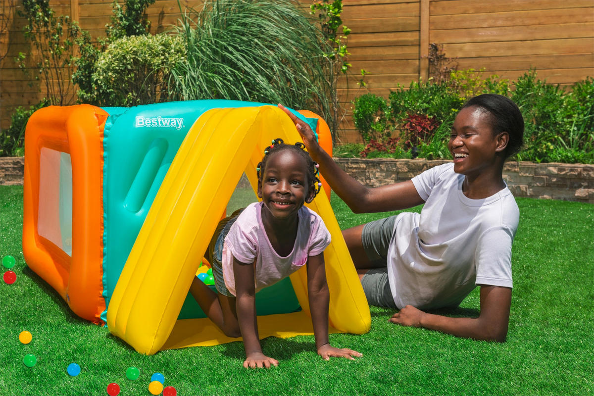 SPIELTUNNEL - Multicolor, Basics, Kunststoff (178/91/70cm) - Bestway