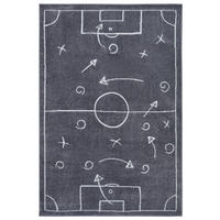 KINDERTEPPICH 160/235/235 cm Adventures  - Dunkelgrau, Design, Kunststoff/Textil (160/235/235cm)