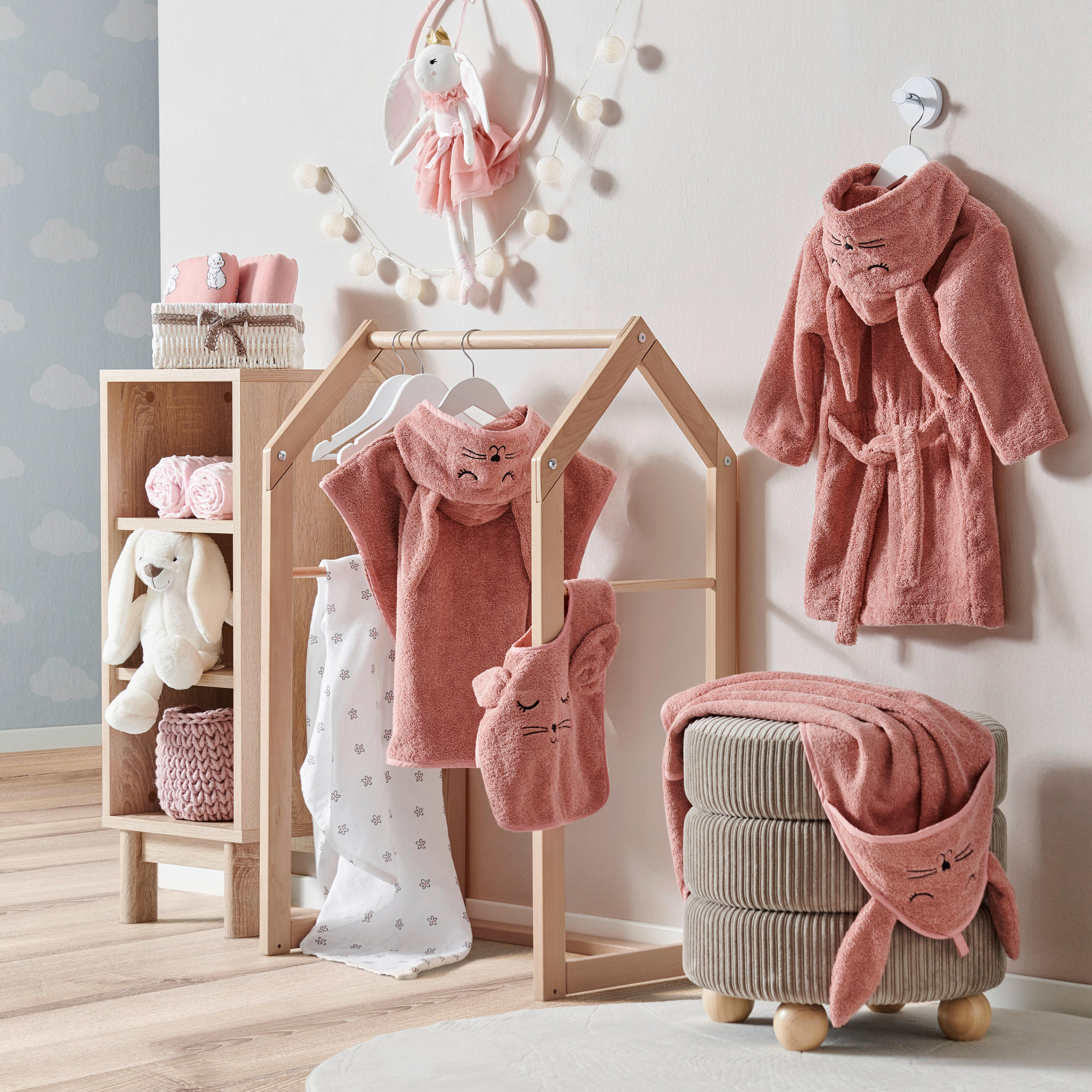 LÄTZCHEN  - Pink, Basics, Textil (25/40cm) - Avelia
