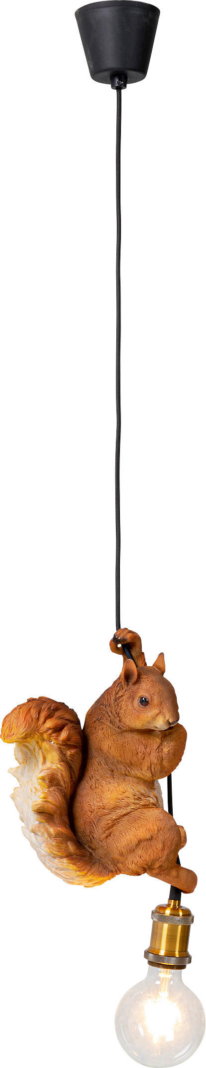 HÄNGELEUCHTE 20/38/14 cm - Braun, Design, Kunststoff (20/38/14cm) - Kare-Design
