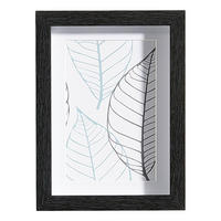 BILDERRAHMEN in Schwarz  - Schwarz, Basics, Glas/Holz (15/20/3cm)