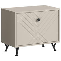 GARDEROBENBANK  in 60/50/35 cm  - Beige, Design, Holzwerkstoff/Metall (60/50/35cm) - MID.YOU