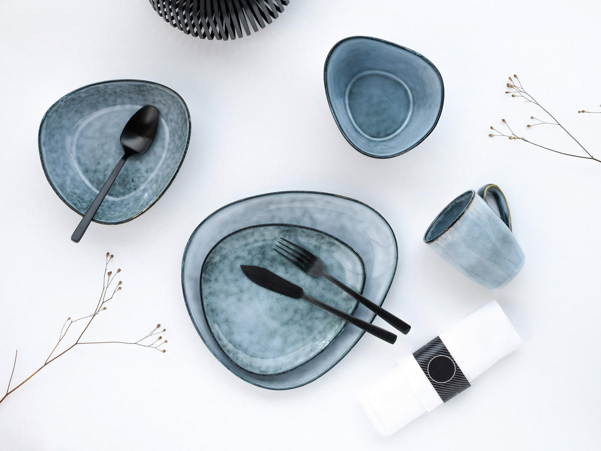 KOMPLETT SERVIS 10 delar  - grå, Trend, keramik (34/29,5/36cm) - Creatable