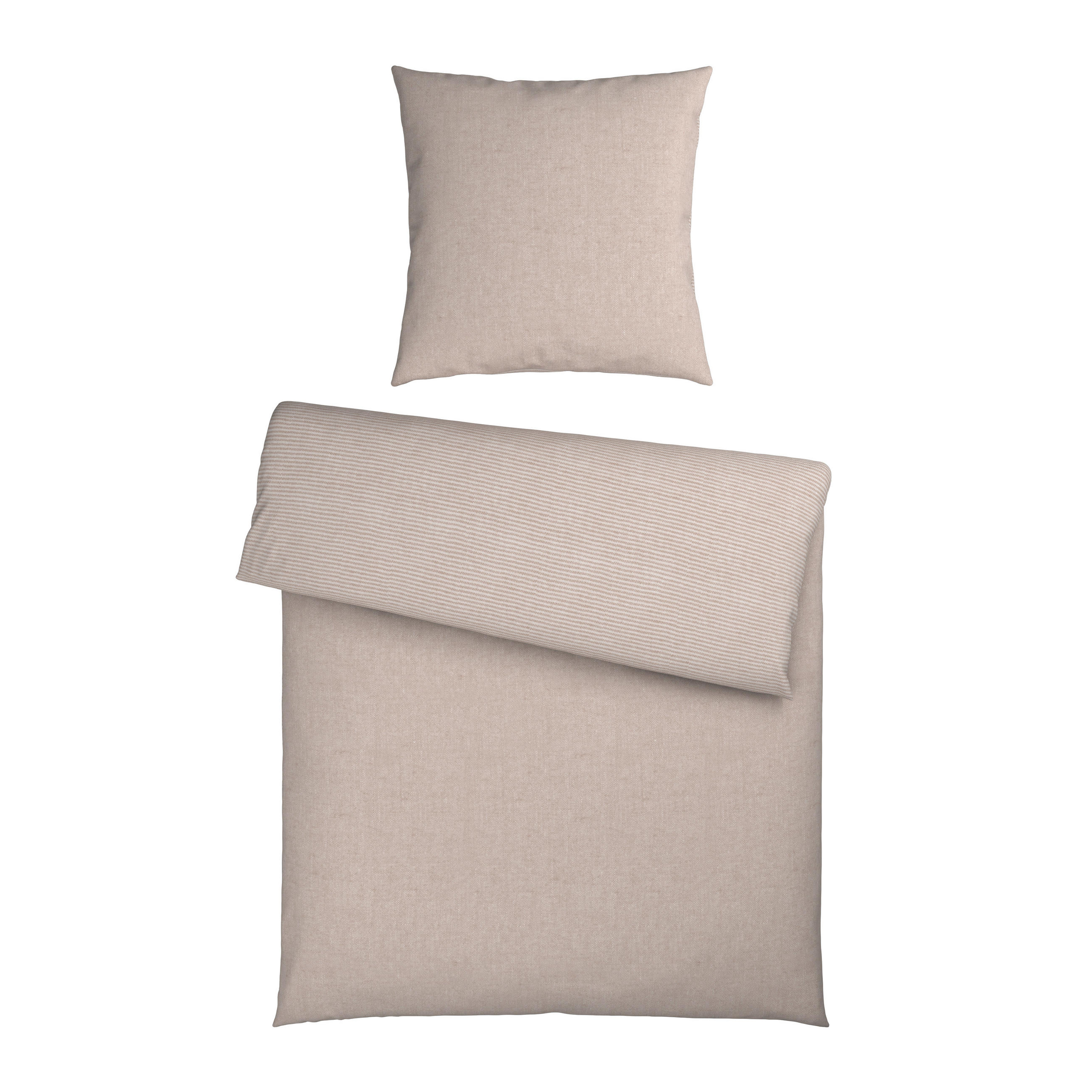 WENDEBETTWÄSCHE Flanell 155/220 cm  - Textil (155/220cm) - Novel