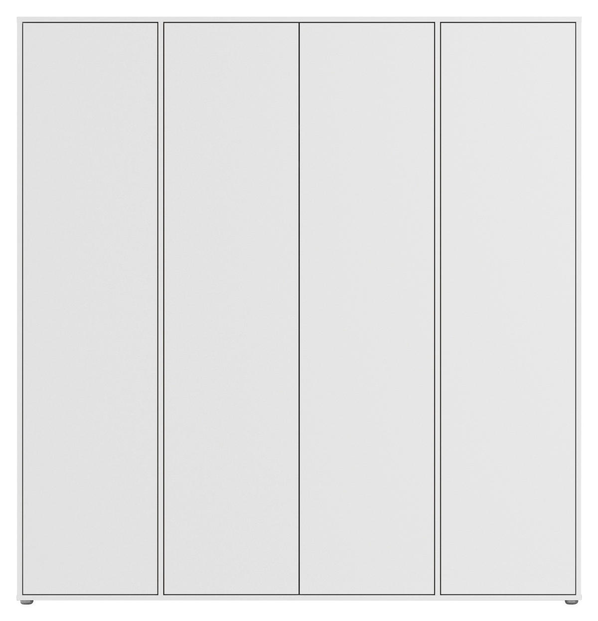 DREHTÜRENSCHRANK in Weiss  - Weiss, Modern, Holzwerkstoff (187/194/53cm) - Rauch Möbel