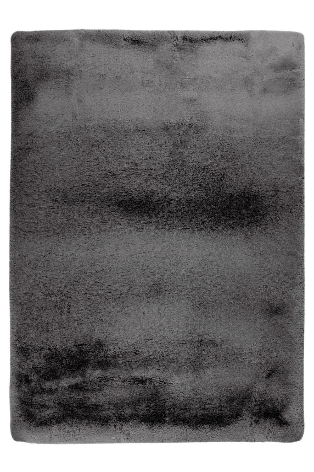 HOCHFLORTEPPICH 200/290 cm Graphitfarben rechteckig  - Graphitfarben, Basics, Textil (200/290cm) - Kayoom
