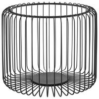 OBSTKORB ESTRA  - Schwarz, Basics, Metall (25/20,8cm) - Blomus