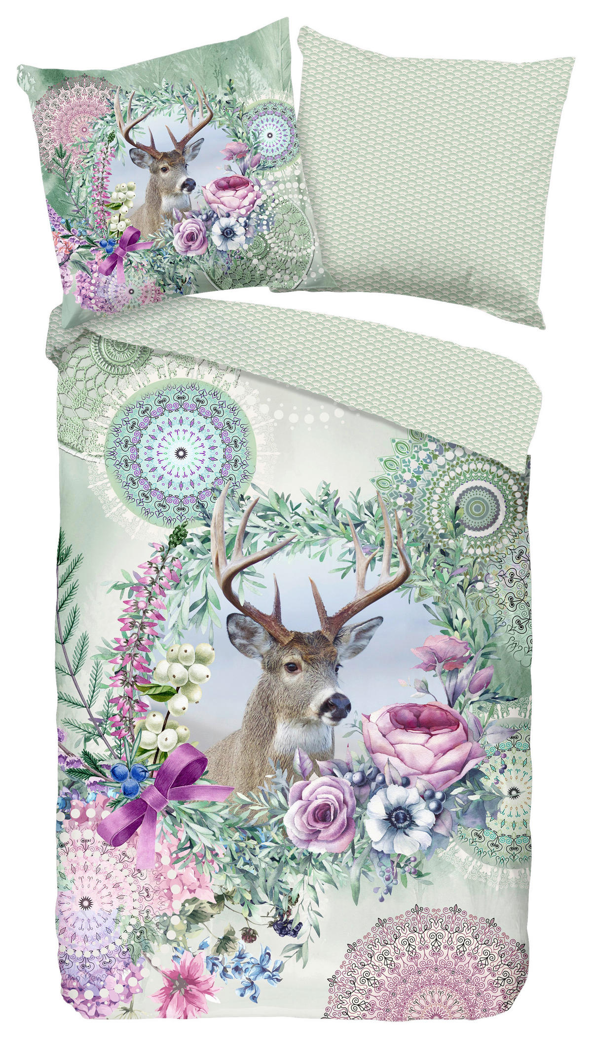 WENDEBETTWÄSCHE Romini Biber 135/200 cm  - Multicolor, Design, Textil (135/200cm)