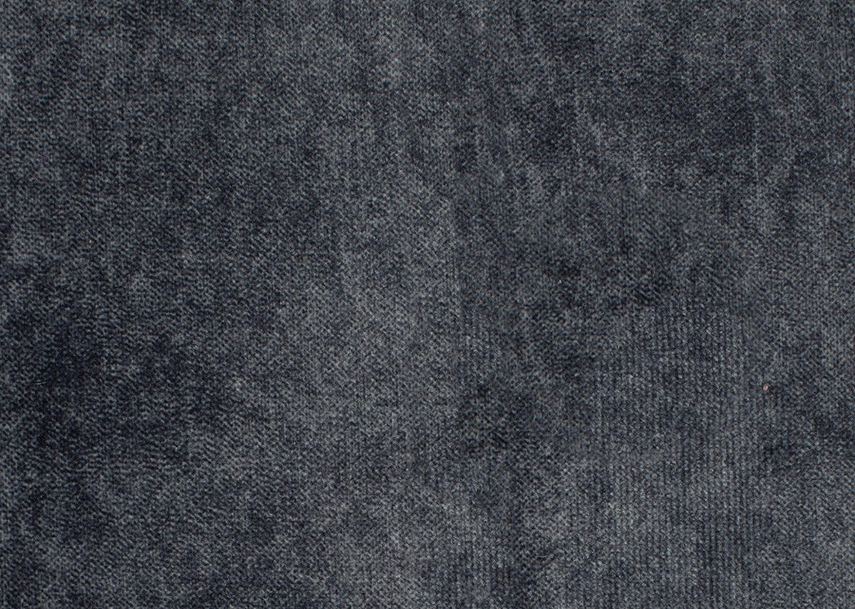 ECKSOFA in Velours Grau  - Chromfarben/Grau, Design, Kunststoff/Textil (173/276cm) - Stylife