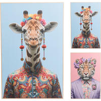 KÉP  - többszínű, Basics, fa (41cm)