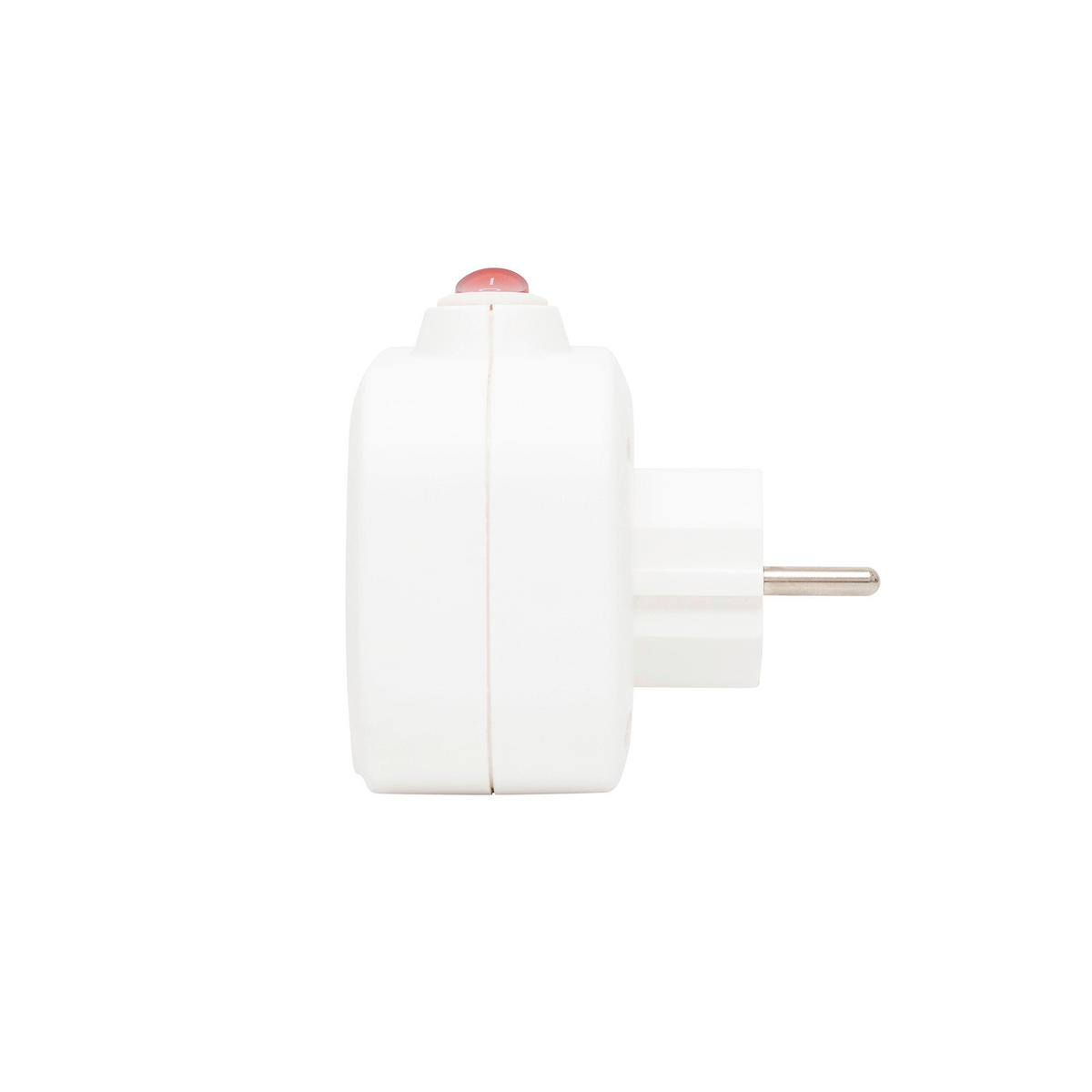 HÁLÓZATI ELOSZTÓ - fehér, Basics, műanyag (8/15/8cm)