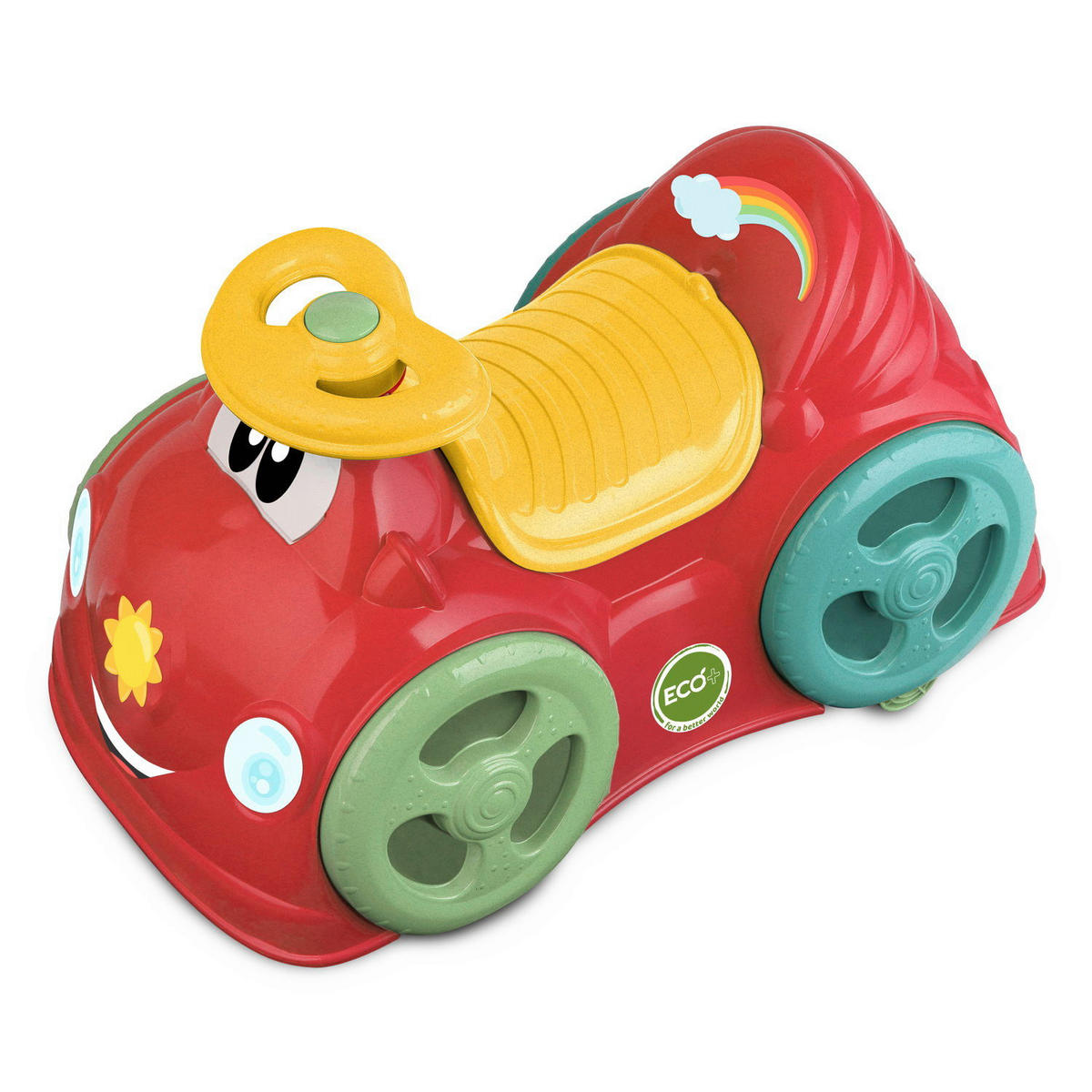 RUTSCHFAHRZEUG All Around Eco +  - Rot/Multicolor, Basics, Kunststoff (58/20/39cm) - Chicco