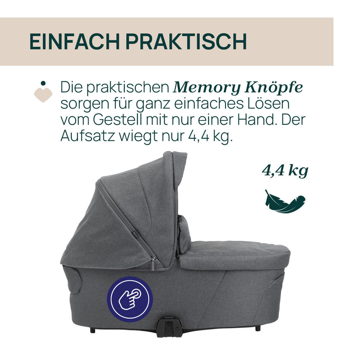 LIEGEWANNE Flexi  - Schwarz, Basics, Textil (43/64/83cm) - Chicco