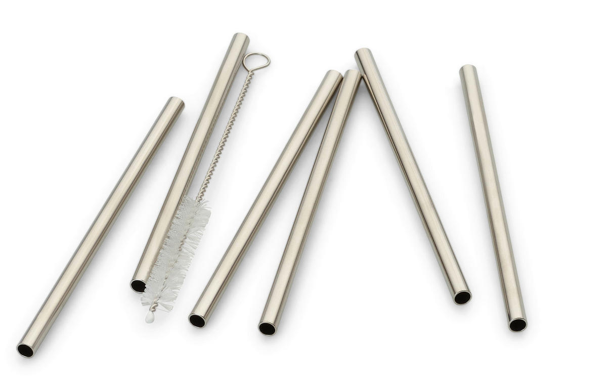 SUGRÖRSSET - stålfärgad, Basics, metall (12cm) - Echtwerk