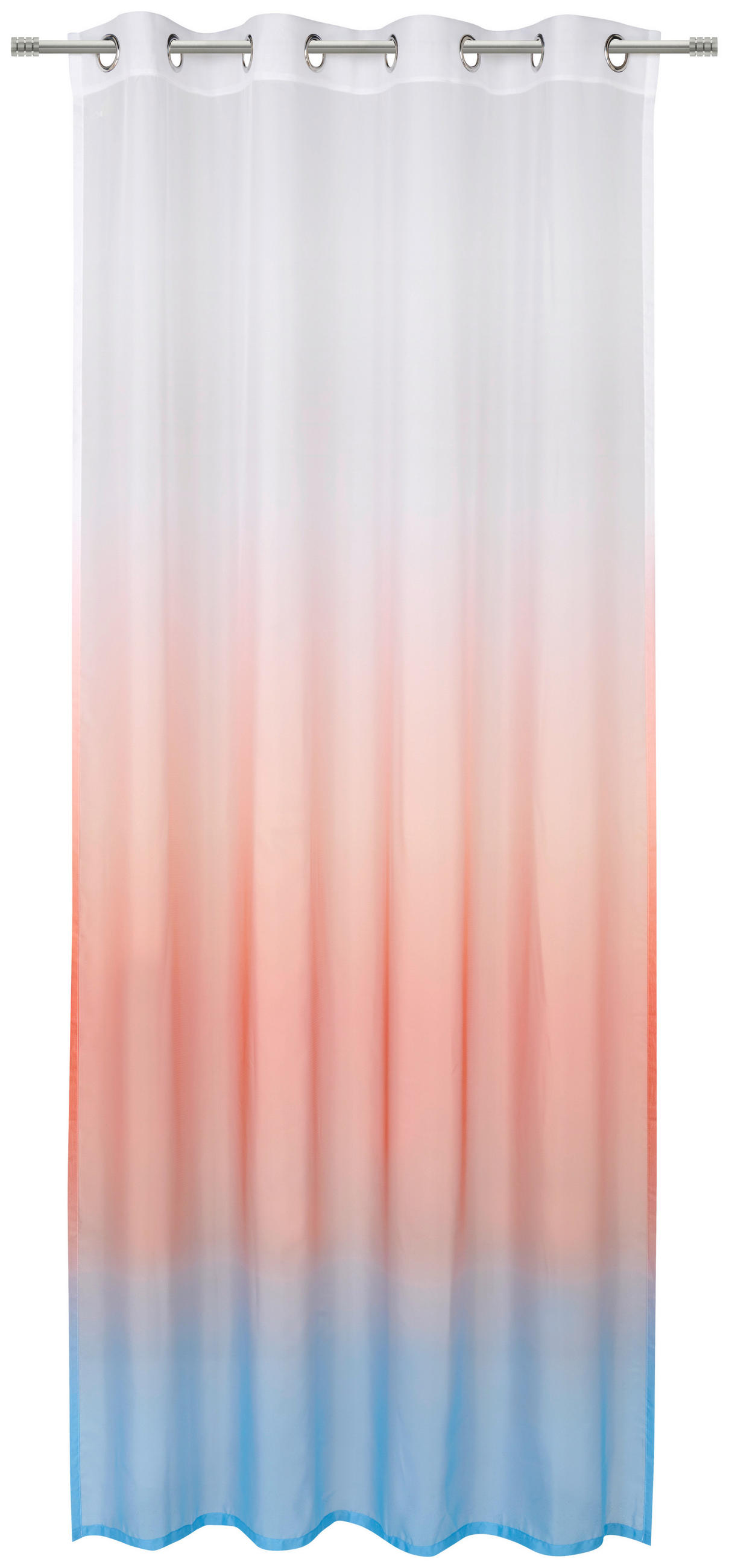 ÖLJETTLÄNGD halvtransparent  - orange/blå, Trend, textil (140/245cm) - Esposa