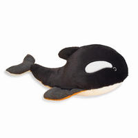 PLÜSCHTIER DOUDOU  - Schwarz/Orange, Trend, Textil (40cm)