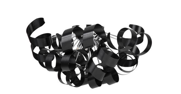 DECKENLEUCHTE 3 W 70/40 cm - Schwarz, Design, Metall (70/40cm) - Ambiente