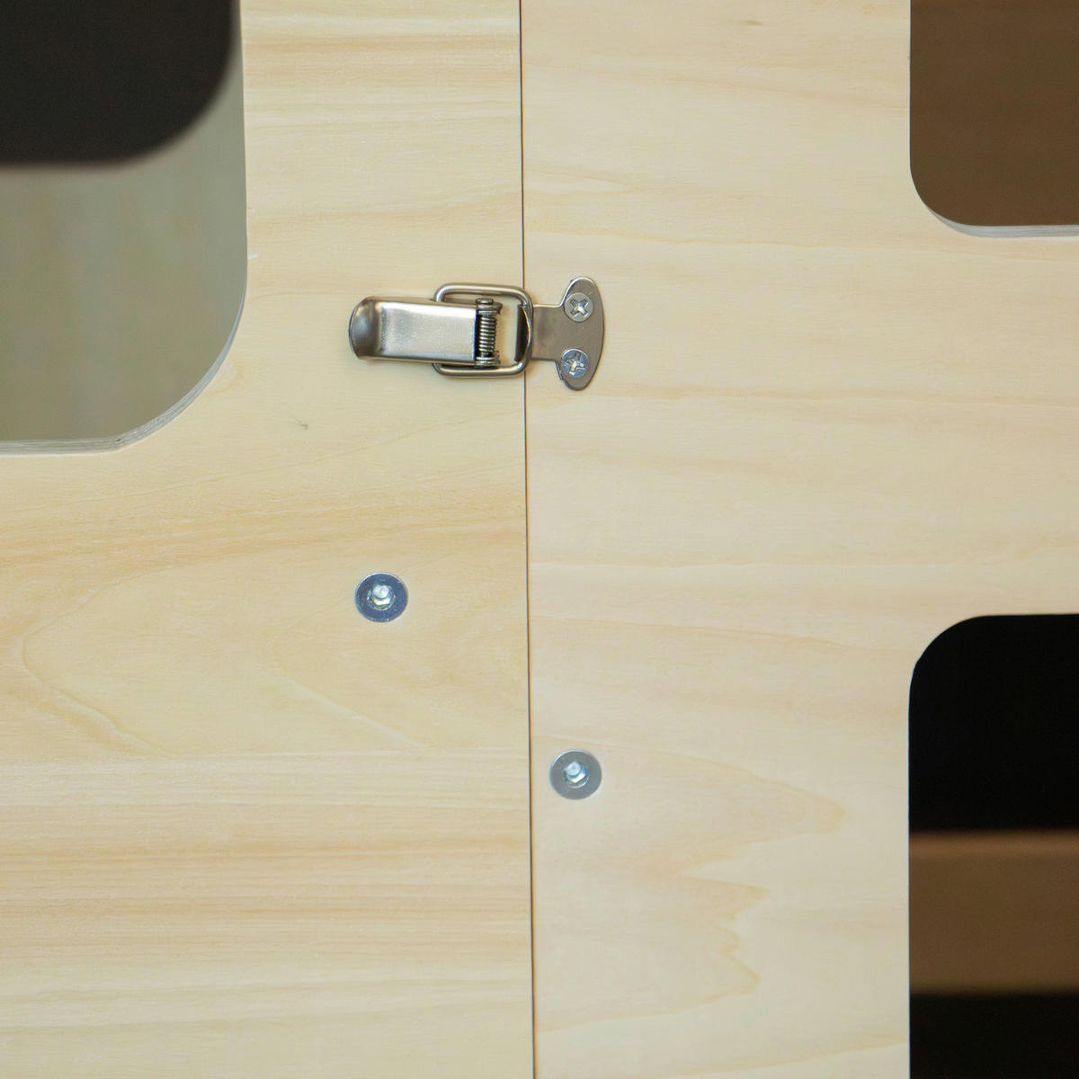 LERNTURM MAE LEARNING TOWER 2 IN 1  - Schwarz/Kieferfarben, KONVENTIONELL, Holz (49/40/92cm)