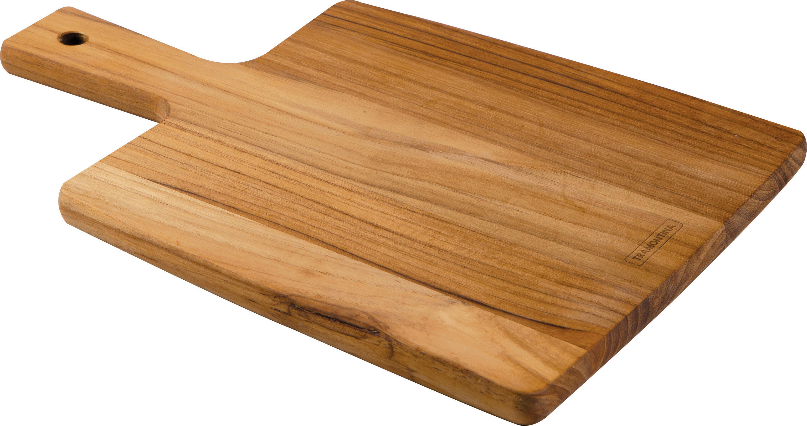 SCHNEIDEBRETT Holz Teakholz Landhaus  - Hellbraun, Basics, Holz (34/23/1,5cm)