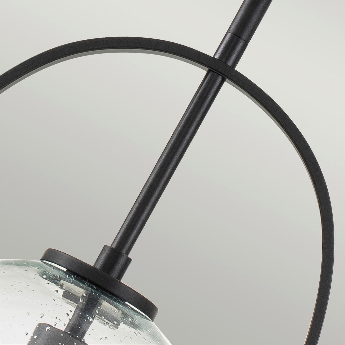 HÄNGELEUCHTE 28.9/50.3 cm    - Schwarz, Design, Glas/Metall (28.9/50.3cm) - Elstead Lighting