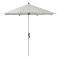 SONNENSCHIRM 300x300 cm Hellgrau  - Silberfarben/Hellgrau, Basics, Textil/Metall (300/300cm) - Glatz