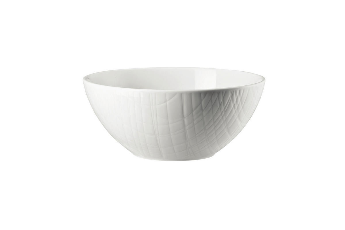 SKODELICA ZA KOSMIČE  Mesh  14 cm        - bela, Konvencionalno, keramika (14cm) - Rosenthal
