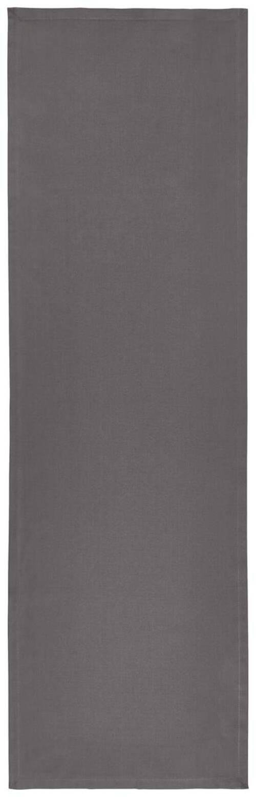 ÚZKY OBRUS, 45/150 cm, sivá - sivá, Basics, textil (45/150cm) - Novel