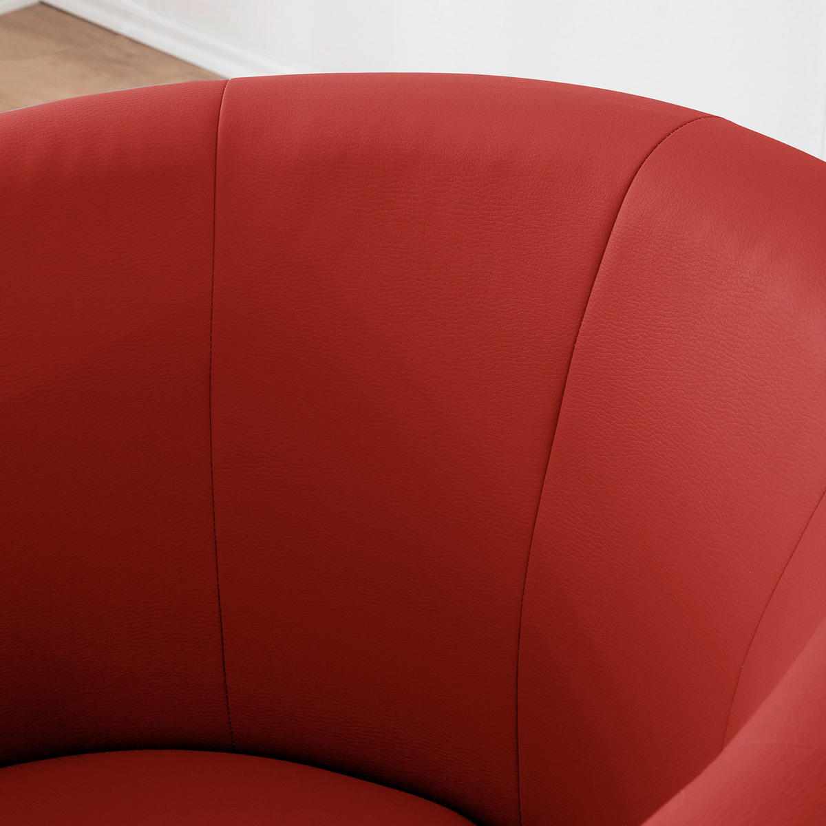 COCKTAILSESSEL - Rot/Schwarz, Design, Kunststoff/Textil (66/75/56cm) - Livetastic