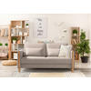 SCHLAFSOFA in Holz, Textil Buchefarben, Beige  - Beige/Buchefarben, Design, Holz/Textil (174/88/104cm) - Niels Andersson