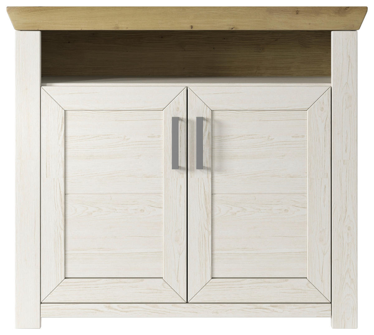 KOMMODE  in 104,5/93,4/42,2 cm  - Eichefarben/Pinienfarben, Basics, Holzwerkstoff/Metall (104,5/93,4/42,2cm) - SetOne by Musterring