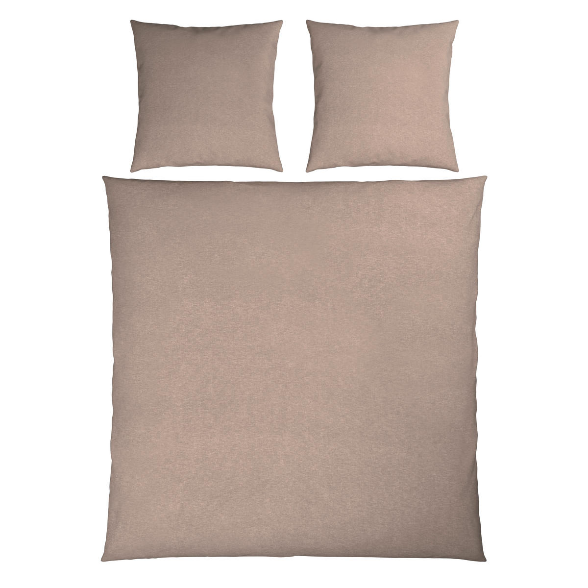 BETTWÄSCHE Flanell Flanell 200/200 cm  - Taupe, Basics, Textil (200/200cm) - Novel