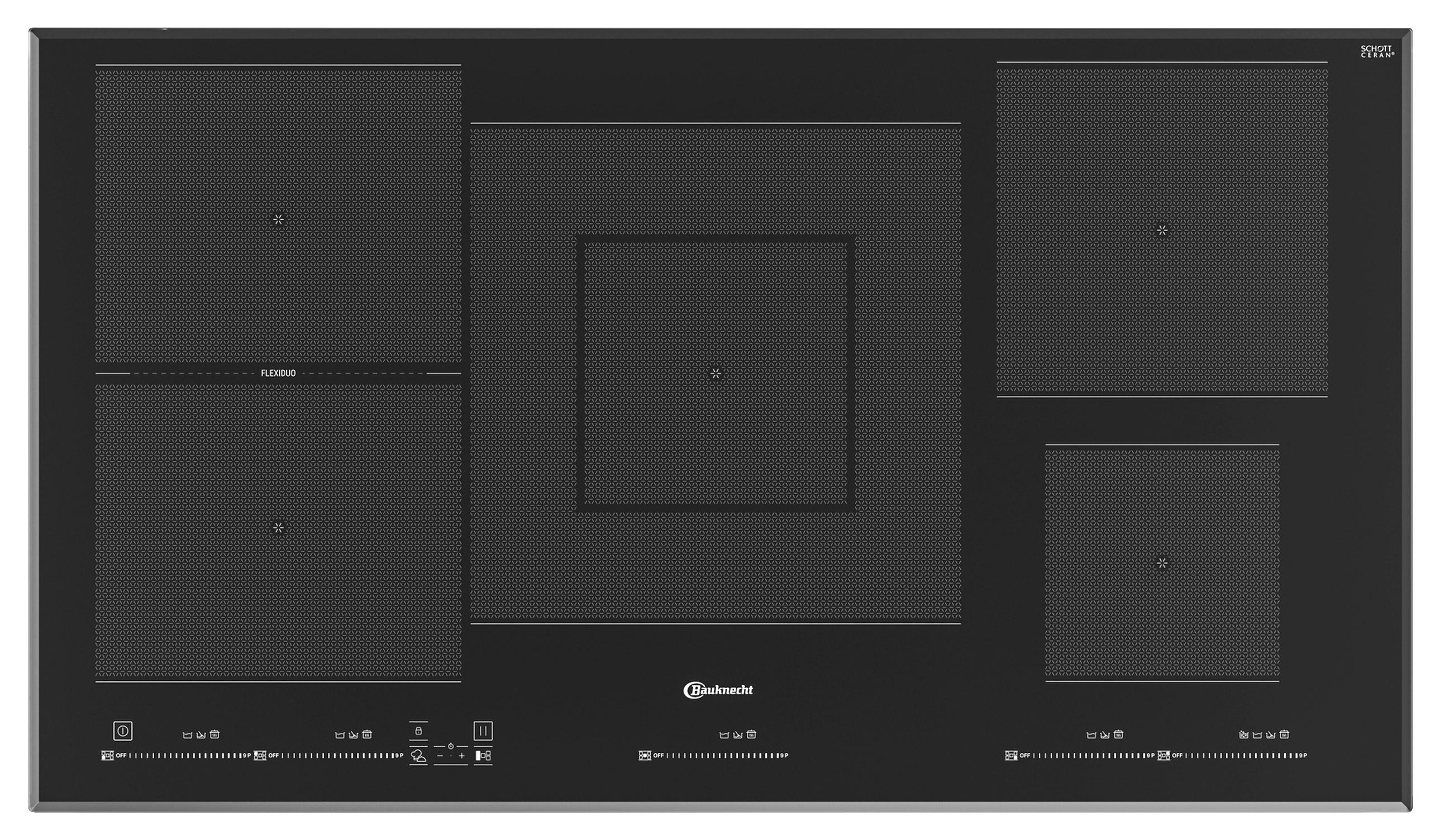 INDUKTIONSKOCHFELD BT 1090 BA  - Schwarz, Basics, Glas (90/5/51cm) - Bauknecht