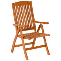 GARTENKLAPPSESSEL in Holz  - Naturfarben, KONVENTIONELL, Holz (58/110/67cm) - Gardenson