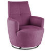 SESSEL Webstoff Violett    - Violett/Schwarz, Design, Textil/Metall (80/96/88cm) - SetOne by Musterring