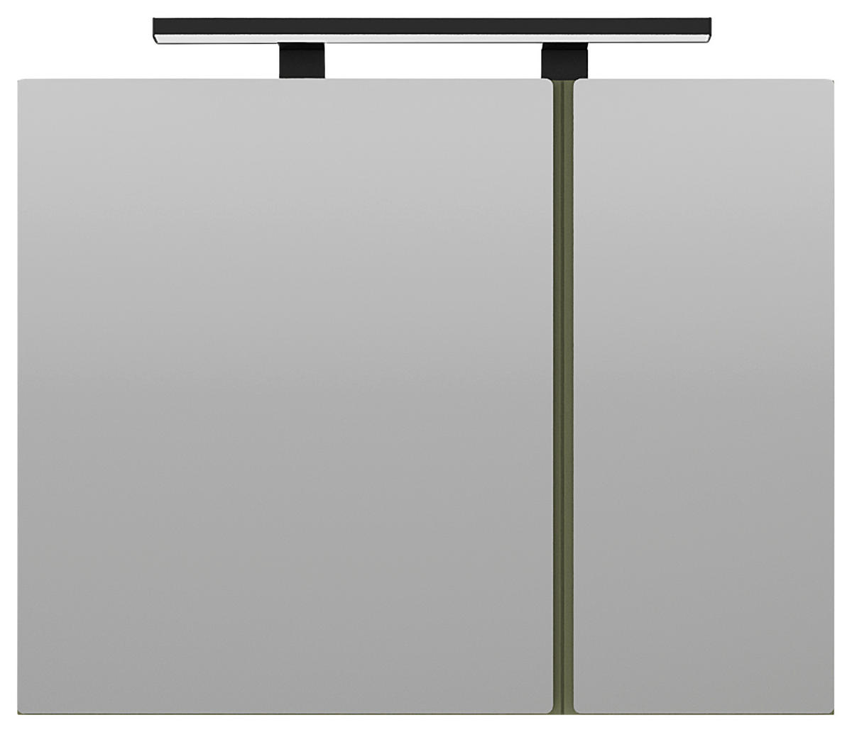 SPIEGELSCHRANK 90/75/18 cm  - Grün, Modern, Glas/Holzwerkstoff (90/75/18cm) - Welnova