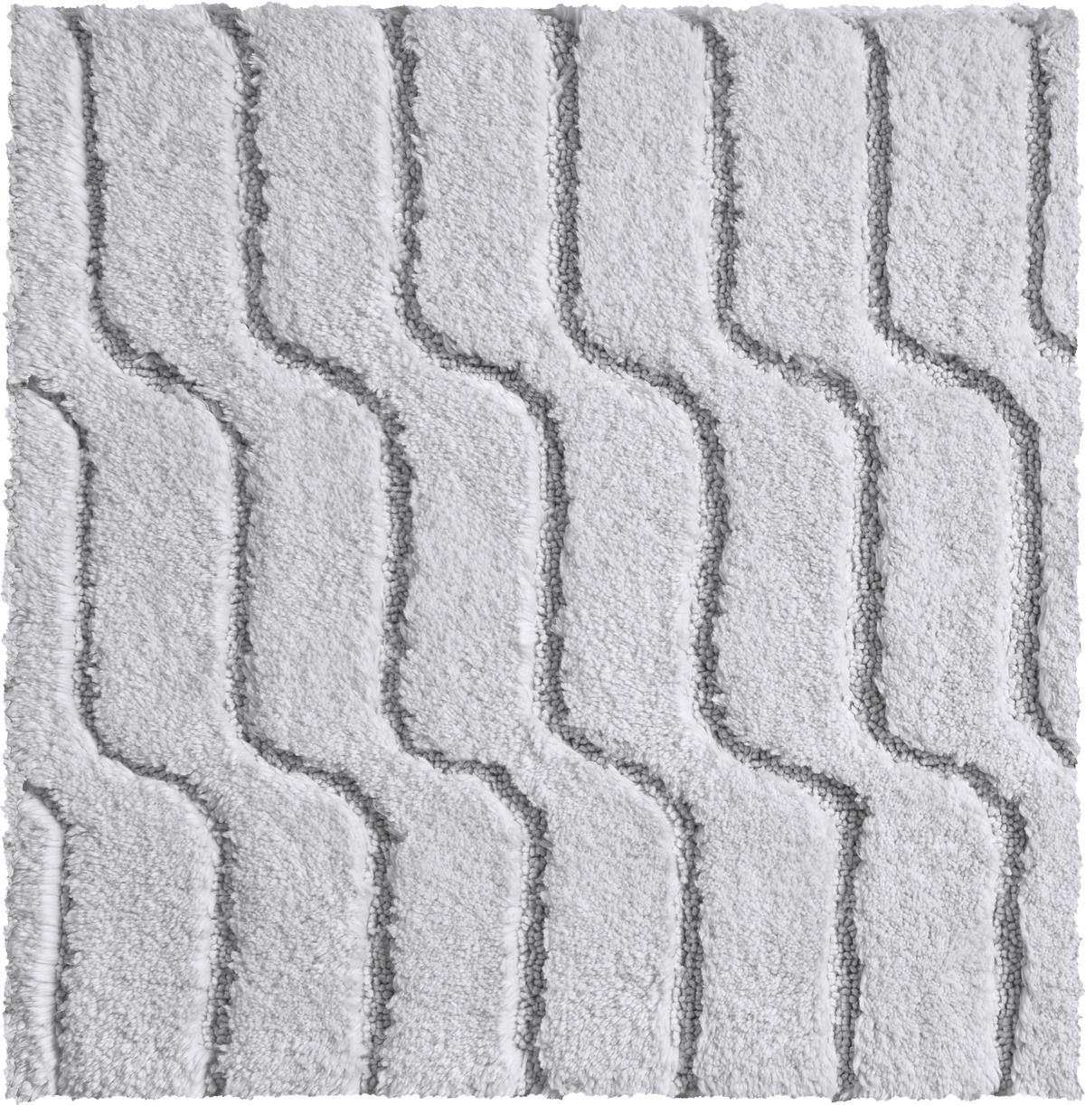 PREDLOŽKA PRED BIDET, 60/60 cm - sivá, Basics, textil/plast (60/60cm) - Grund