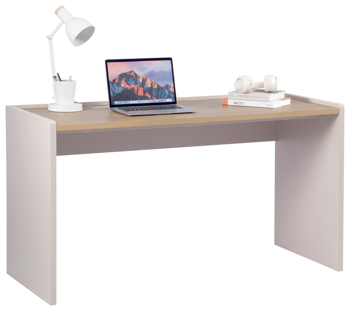 SCHREIBTISCH  Kaschmir, Eiche Artisan   - Kaschmir/Eiche Artisan, MODERN, Holzwerkstoff (138/76/60cm) - MID.YOU