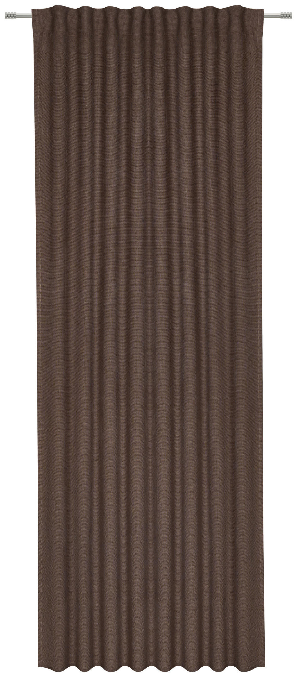 Dieter Knoll Fertigvorhang Amica Braun 135x245 cm