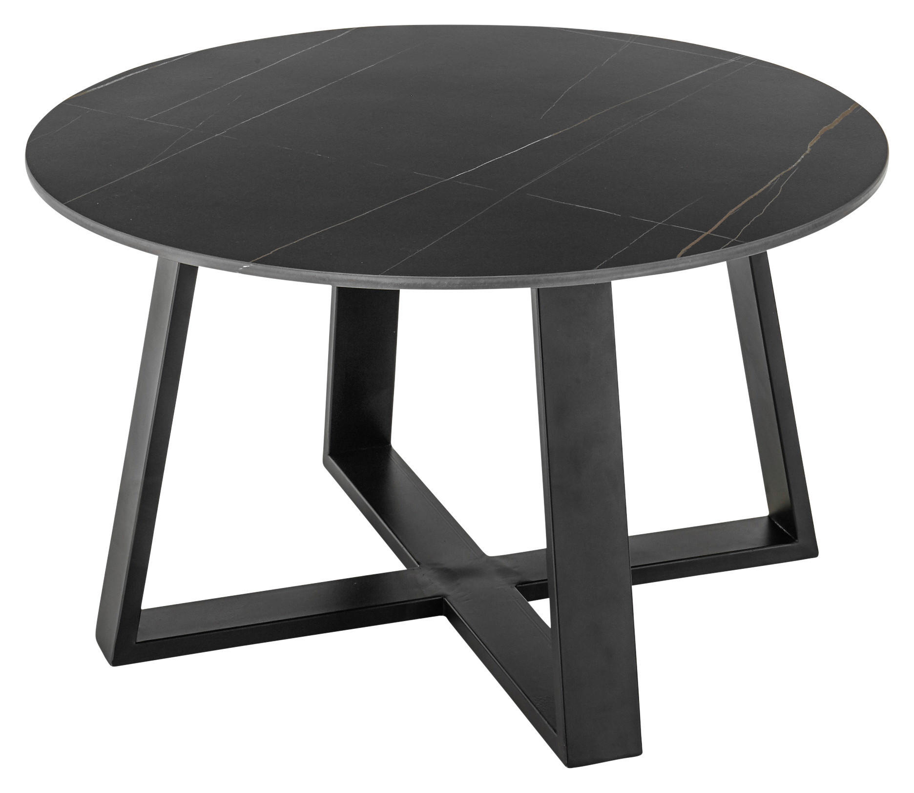 KLUB STOČIĆ  crna  - crna, Konvencionalno, metal/keramika (80/80/45cm) - Modante