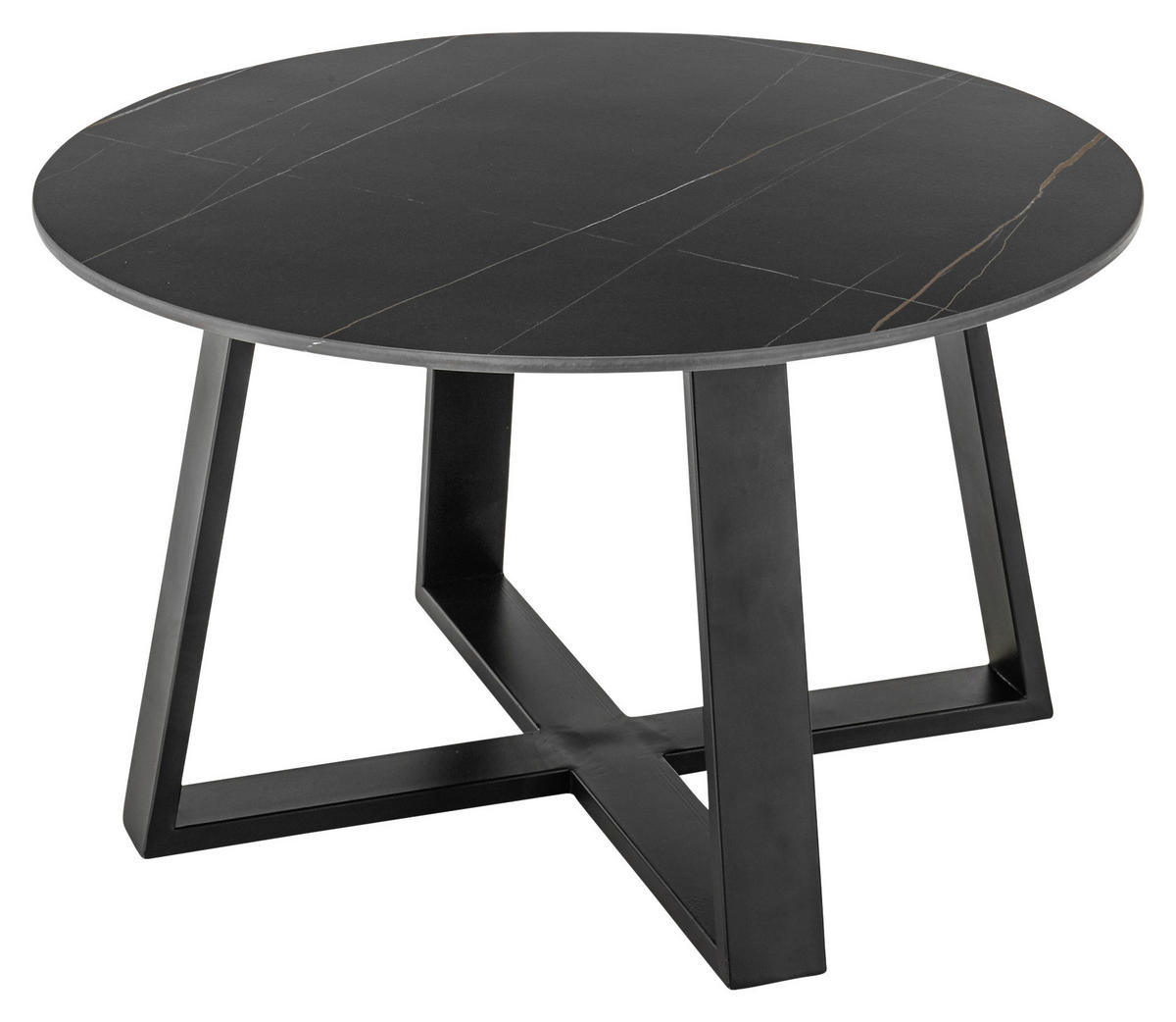 KLUB STOČIĆ  crna  - crna, Konvencionalno, metal/keramika (80/80/45cm) - Modante