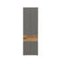 GARDEROBENSCHRANK Eiche furniert, massiv lackiert Eichefarben, Fango - Fango/Eichefarben, Design, Holz/Metall (61/198/36cm) - Dieter Knoll