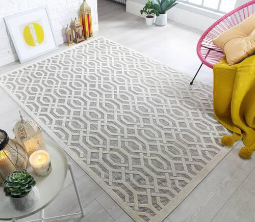 OUTDOORTEPPICH 120/170 cm Piatto Beige - Beige, Basics, Textil (120/170cm)