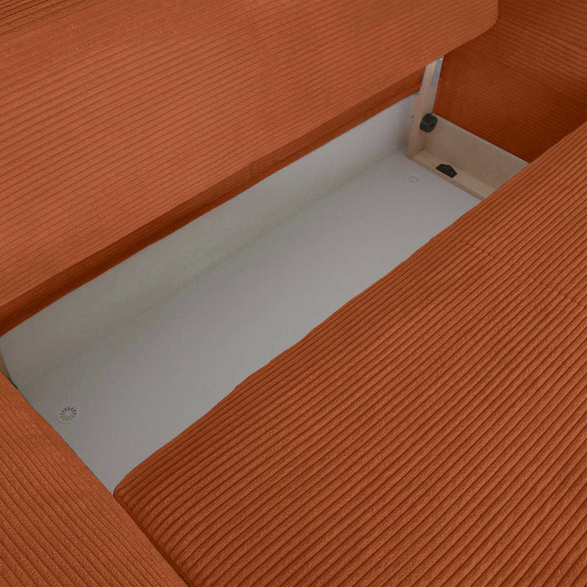 BÄDDSOFFA i manchester kopparfärgad  - kromfärg/kopparfärgad, Design, textil/plast (176/81/98cm) - MID.YOU